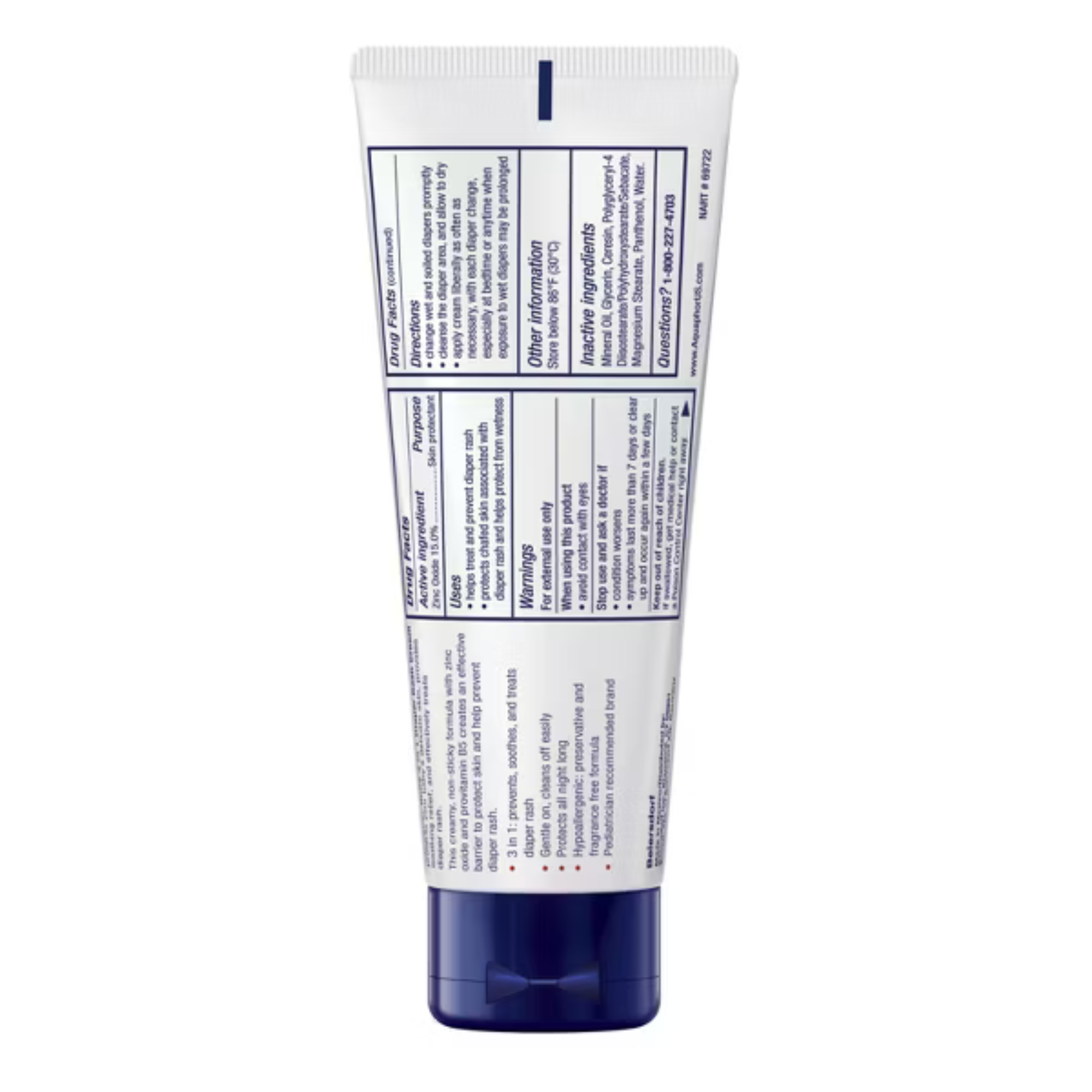 Crema Aquaphor Baby Diaper Rash - Imagen 2