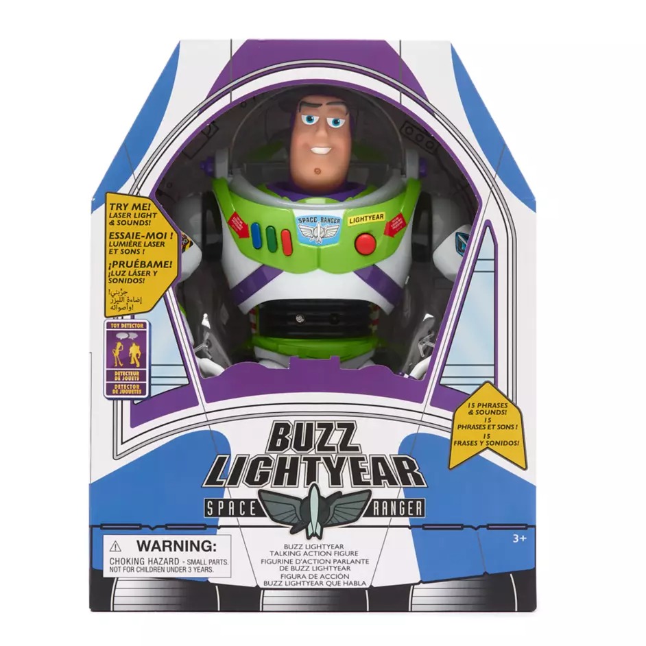 Figura De Buzz Lightyear Disney Toy Story Interactivo