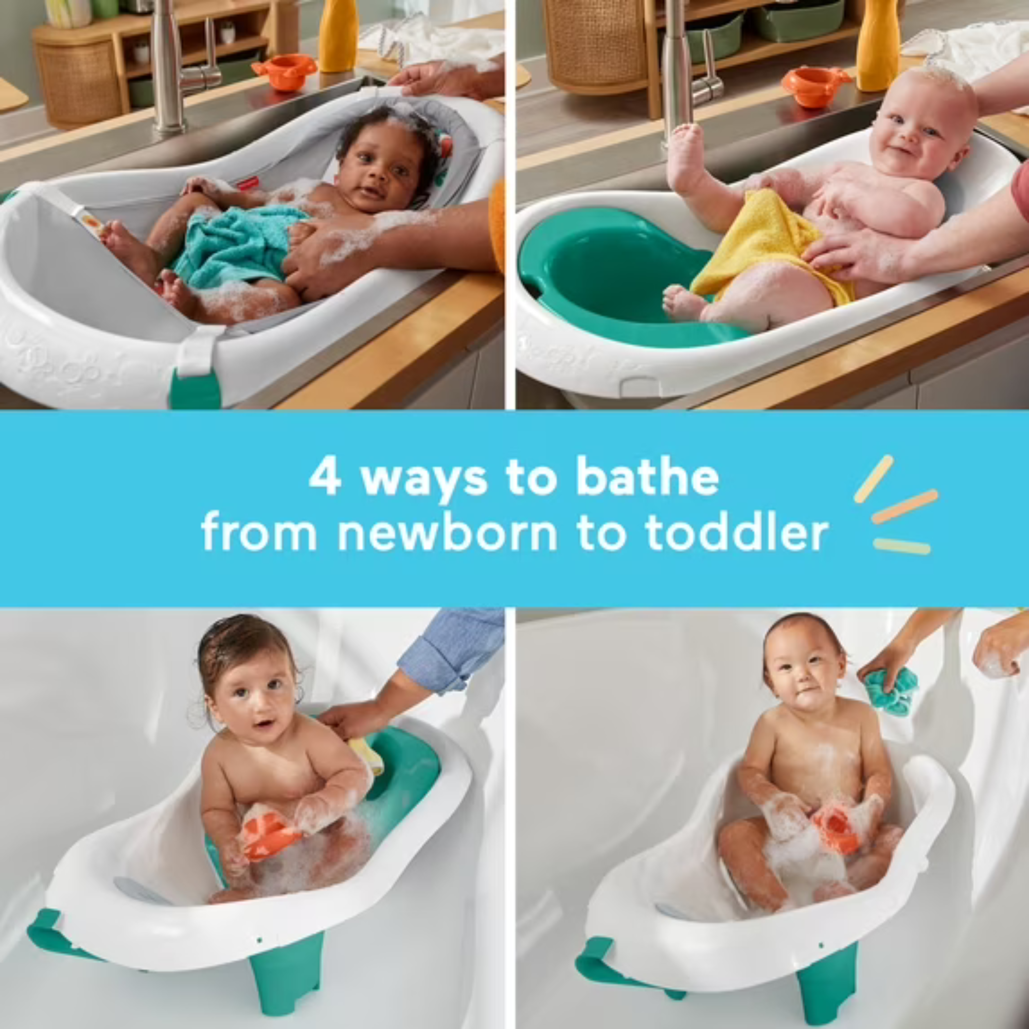 Bañera Tina Crece Conmigo 4-1 Fisher Price - Niño - Imagen 2