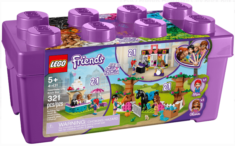 Lego Friends Caja Ladrillo De 321 Fichas 41431 Original