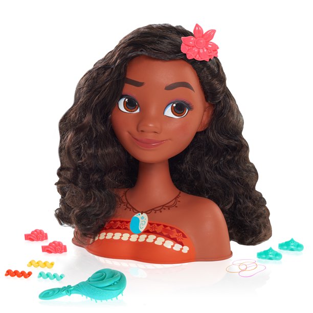 Cabeza De Peinado De La Princesas Disney Moana - Imagen 2