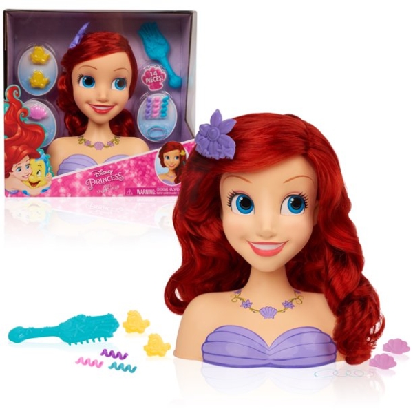 Cabeza De Peinado De La Princesas Disney Ariel