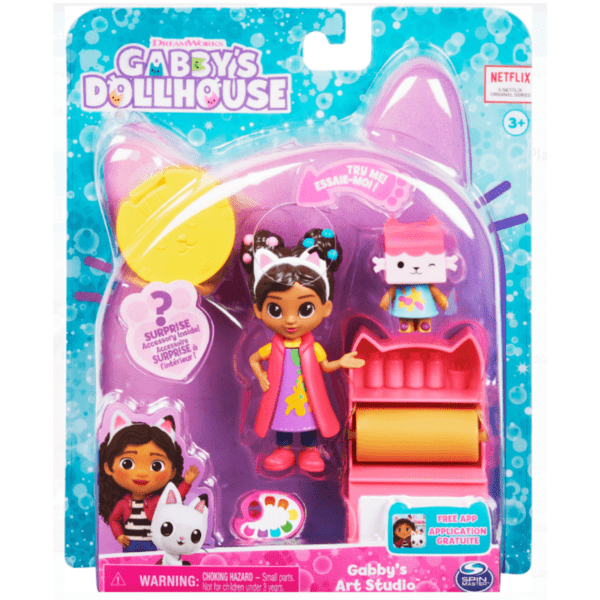 Figuras Y Accesorios Para La Casa De Muñecas De Gabbys Art Studio