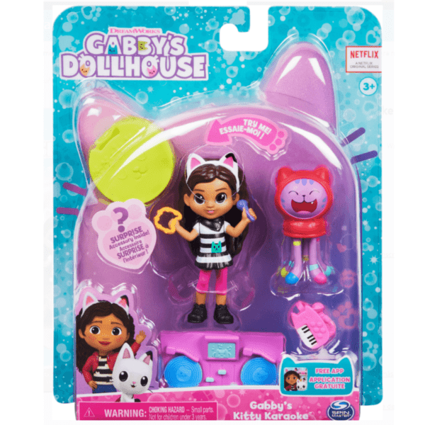 Figuras Y Accesorios Para La Casa De Muñecas De Gabbys Kitty Karaoke