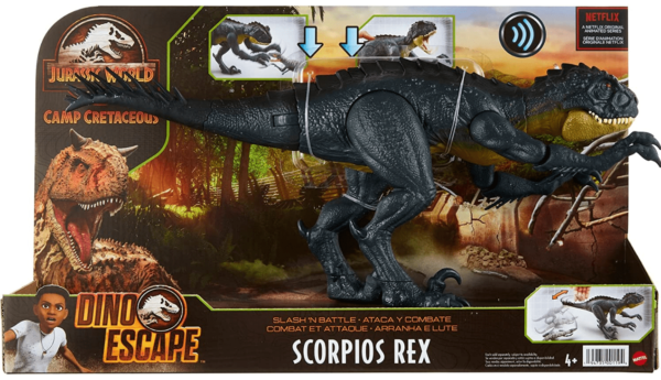 Dinosaurio Scorpios Rex Con Sonido Movimiento Jurassic World