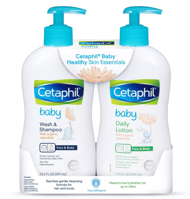 Kit Cetaphil Baby Shampoo + Crema Con Caléndula Original