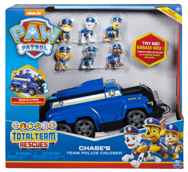 Paw Patrol Total Team Rescue Police Cruiser Veiculo