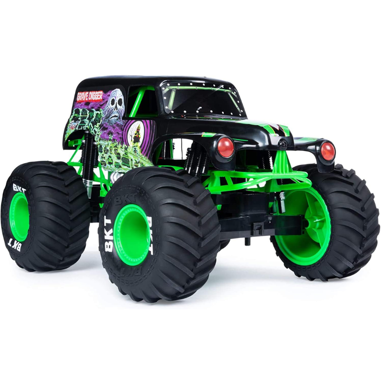 Carro Monster Jam Grave Digger Con Control Remoto