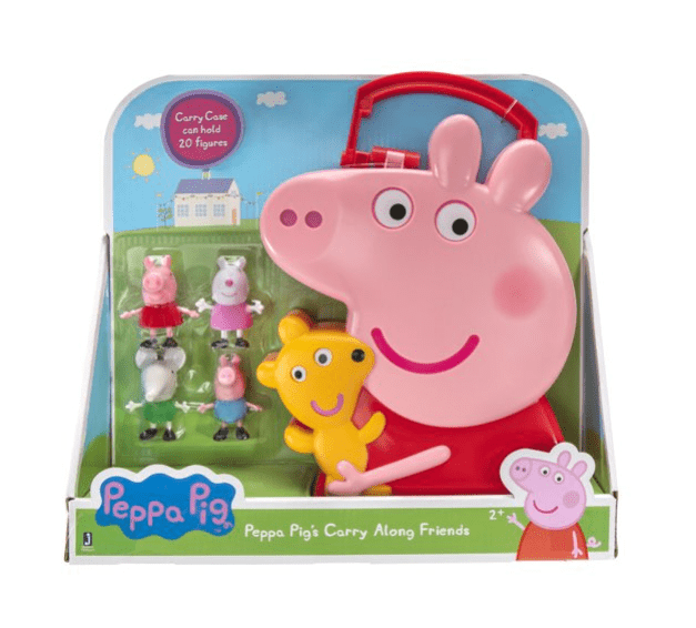 Figuras Con Estuche Peppa Pig Carry Along Friends