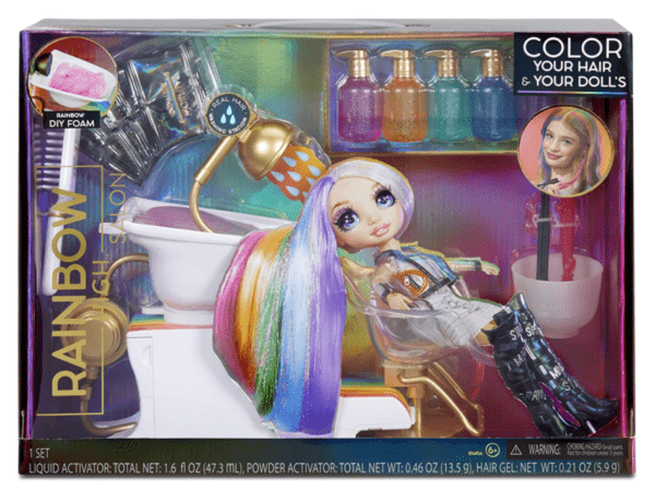 Salon De Belleza Rainbow High Espuma De Color