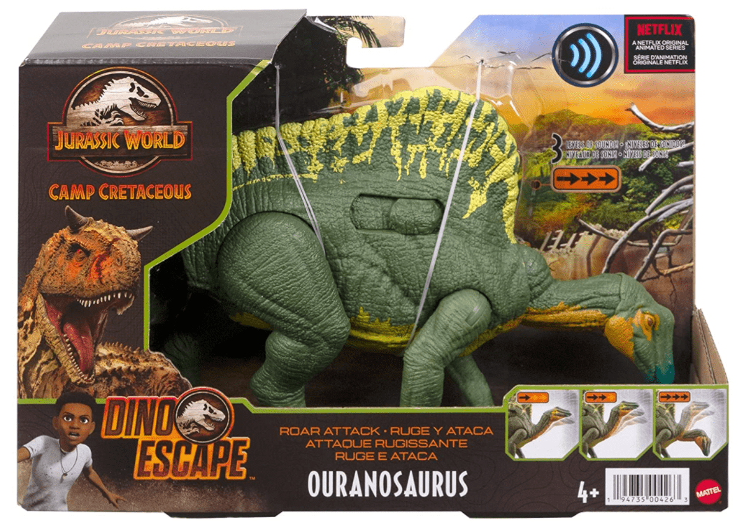 Dinosaurio Ouranosaurus Jurassic World Ruge Y Ataca