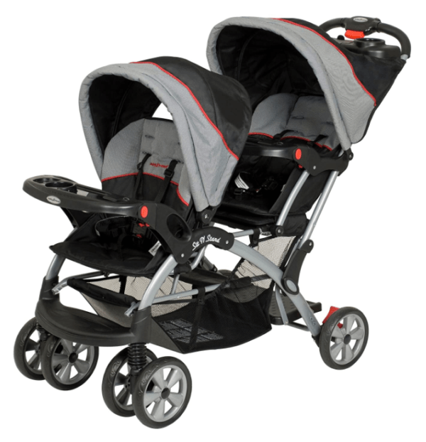 Coche Baby Trend Sit N Stand Double Gris
