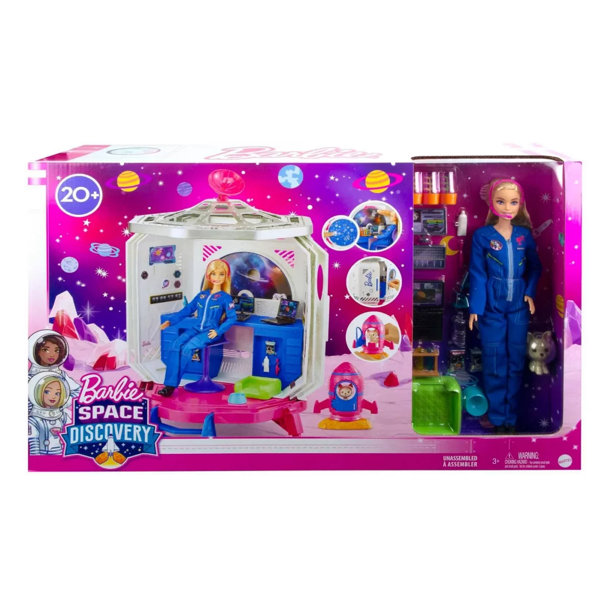 Muñeca Barbie Juego Nave Espacial Discovery