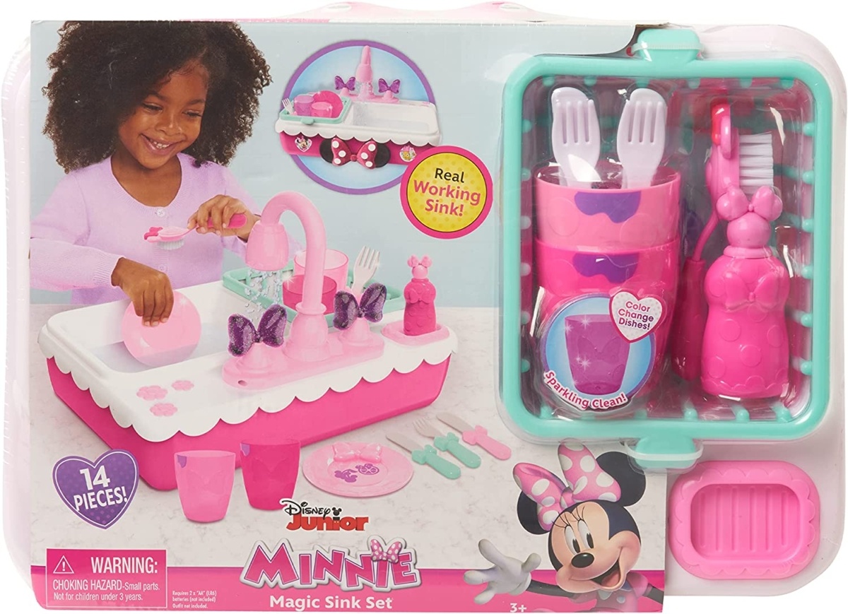 Set De Cocina Juego Fregadero Magico Minnie Mouse Disney Jr