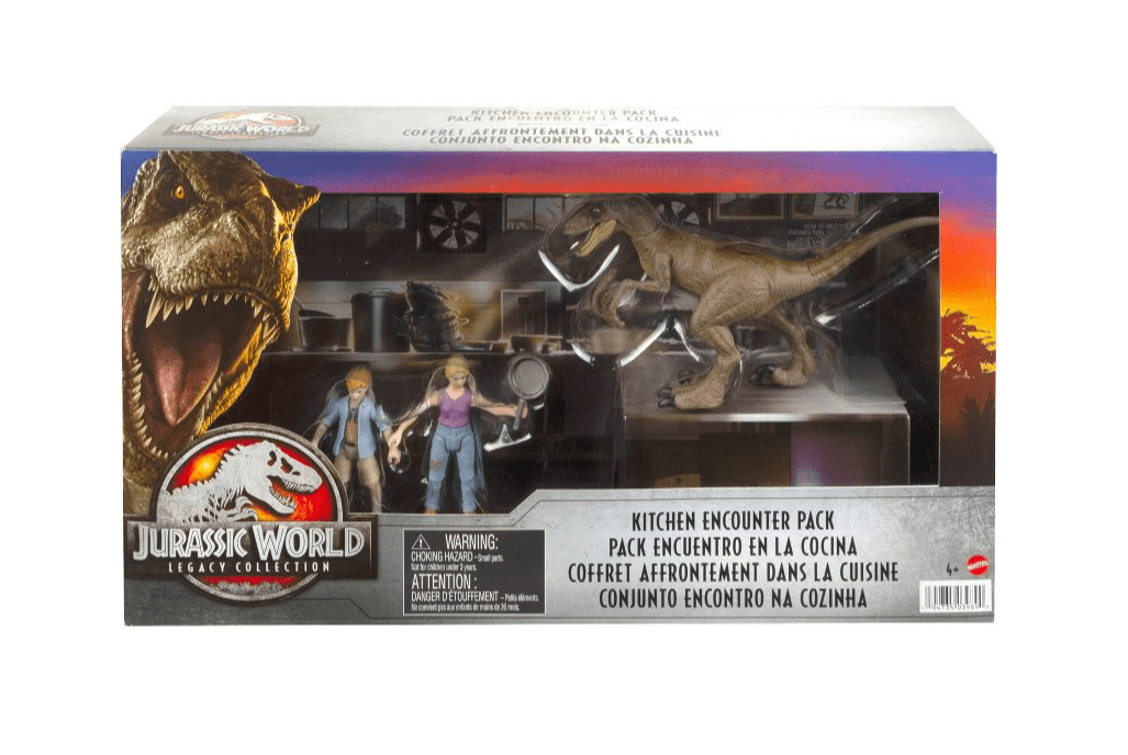 Set Figuras Jurassic World Kitchen Encounter Pack