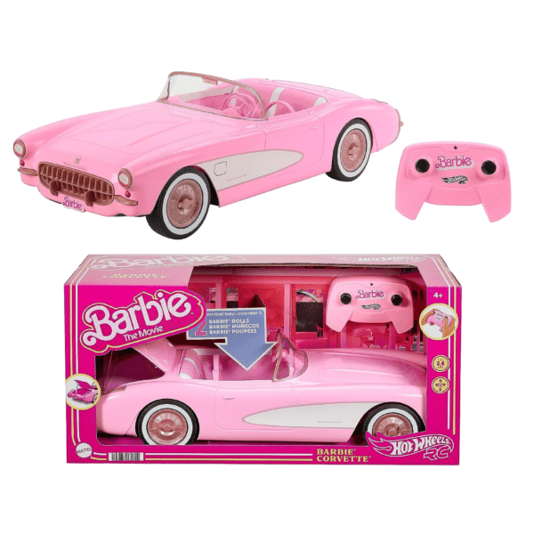 Carro Auto Barbie Corvette Control Remoto Original