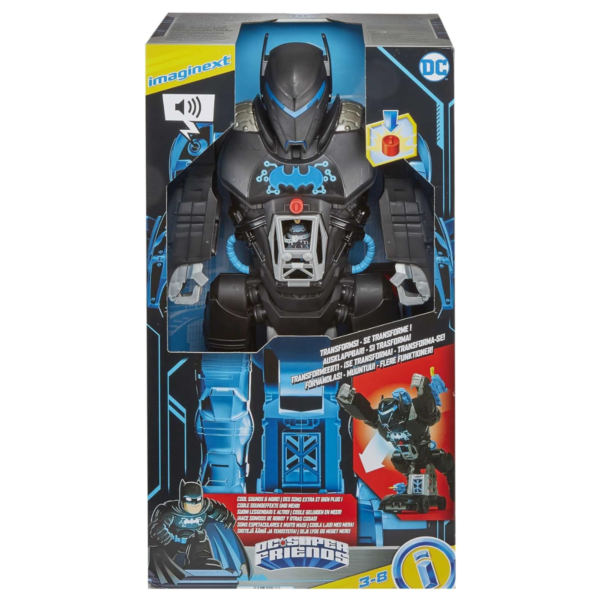 Robot De Batman Imaginext Se Transforma Con Luces Y Sonidos