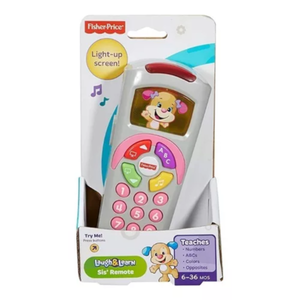Teléfono Interactivo Para Bebes Fisher Price Luces Y Sonidos Rosado
