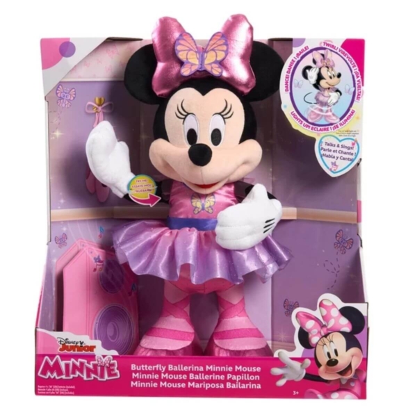 Minnie Mouse Mariposa Bailarina Luces Y Sonidos