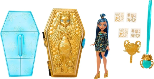 Muñeca Monster High Cleo De Nile + Estuche y Kit de Belleza