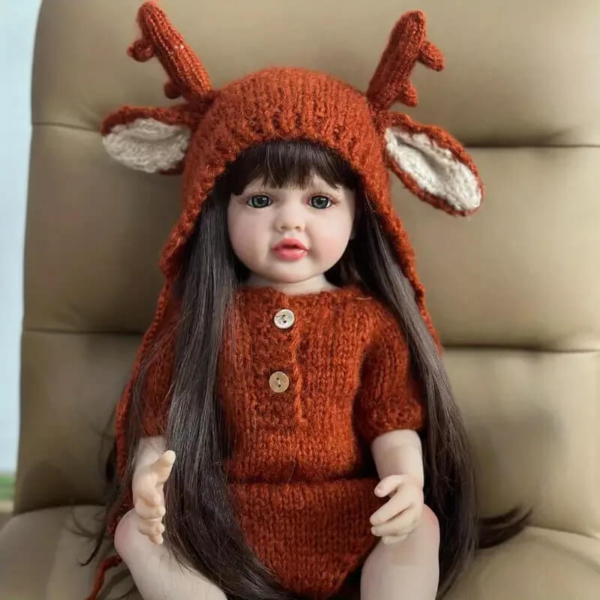 Muñeca Reborn Bebé Cuerpo de Silicona Renata