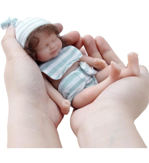 Muñeca Bebé Real Reborn Silicona Blanda Flexible con Pelo Belinda