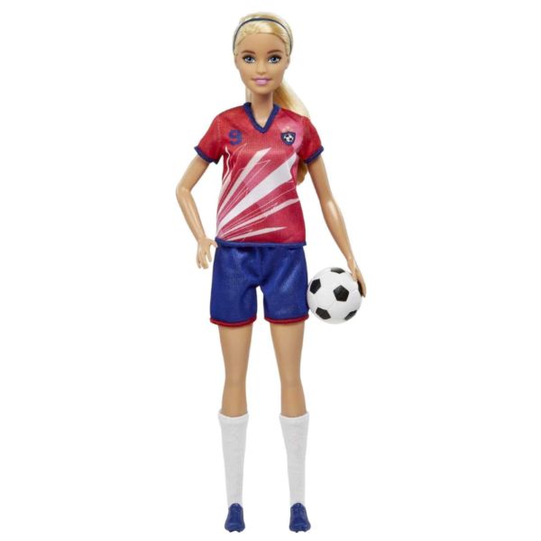 Muñeca Barbie Jugadora De Futbol Futbolista