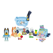 Set De Figuras De Bluey Carrito De Compras Registradora