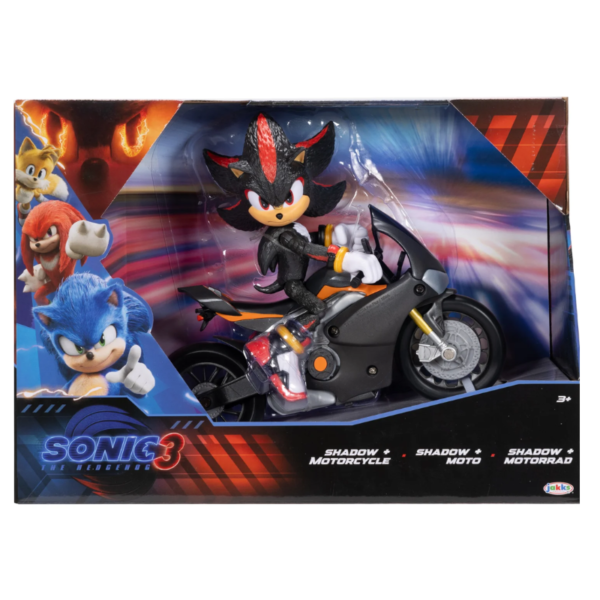 Figura Sonic 3 Shadow Con Moto Articulada