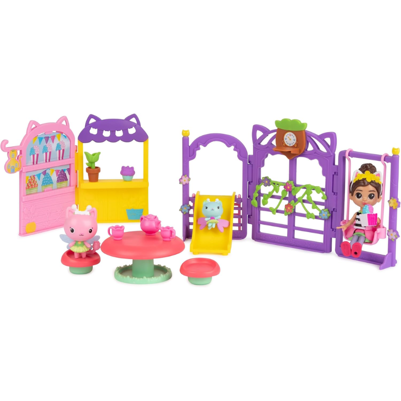Figuras Fiesta En El Jardín Gabbys House Con Accesorios