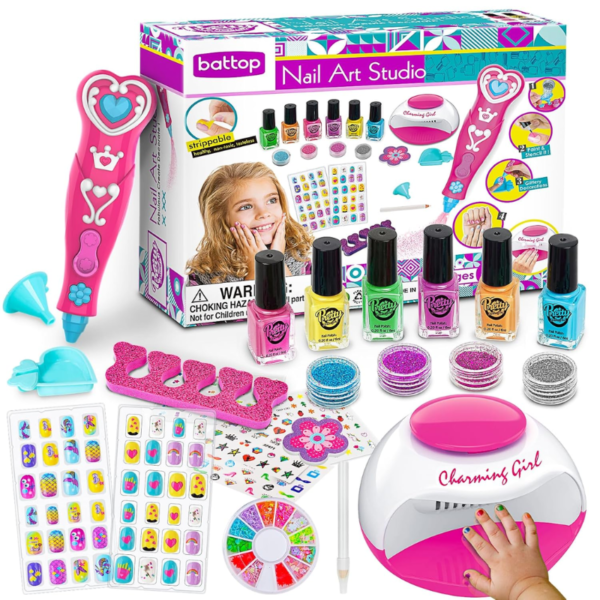 Máquina De Manicura Para Niñas Con Accesorios