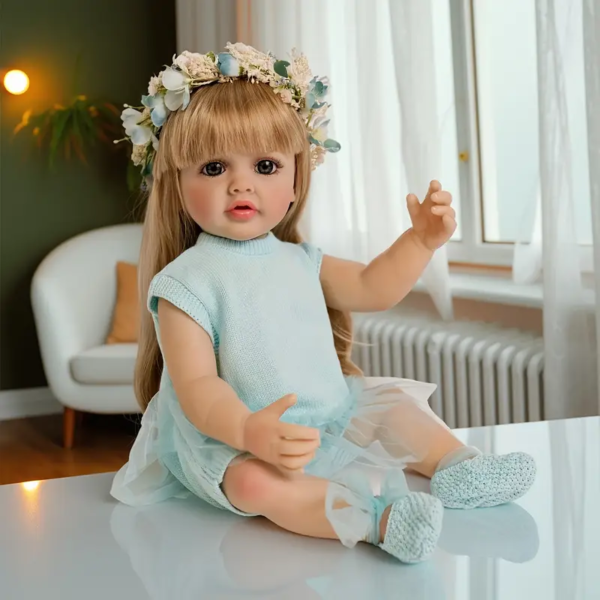 Muñeca Real Bebe Reborn Cuerpo De Silicona Agata