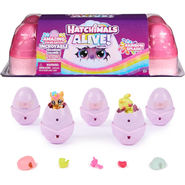 Hatchimals Colección De Huevos Rainbow Splash