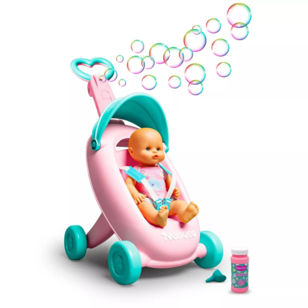 Muñeca Bebé Nenuco Con Carrito Coche De Burbujas