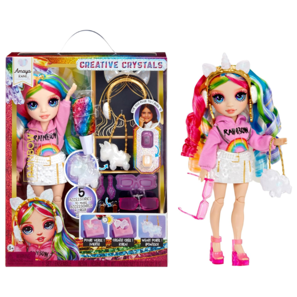 Muñeca Rainbow High Creative Crystals Amaya