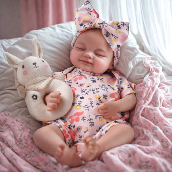 Muñeca Reborn Bebé Real Cuerpo de Silicona  Eloisa
