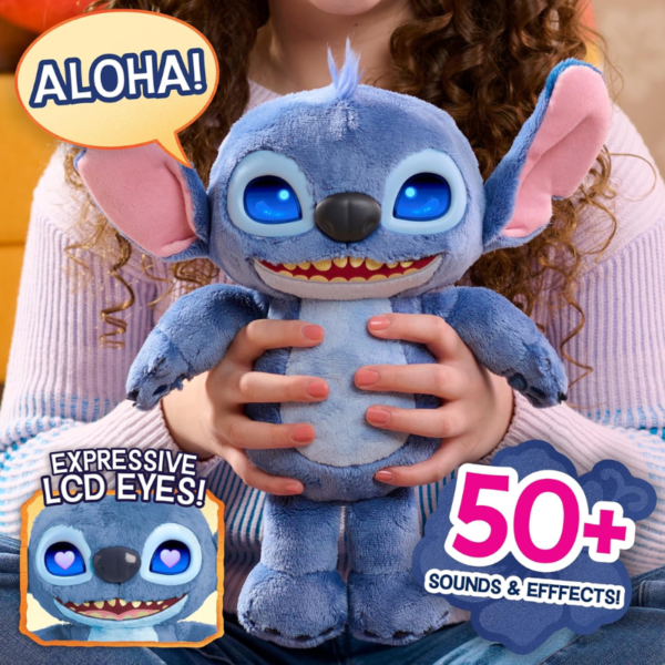 Peluche interactivo Stitch Disney Más 50 sonidos