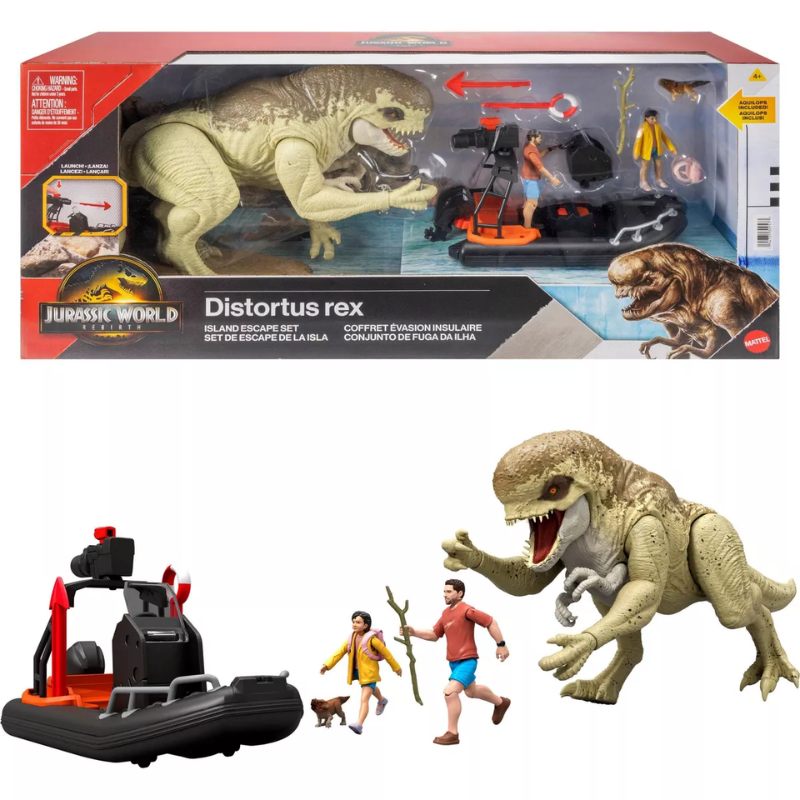 Dinosaurio Distortus Rex Set Escape De La Isla Rebirth