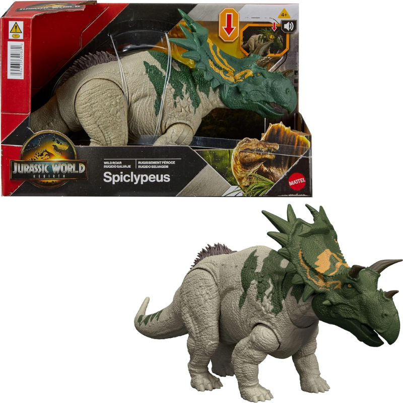 Dinosaurio Jurassic World Rebirth Spiclypeus Con Sonidos