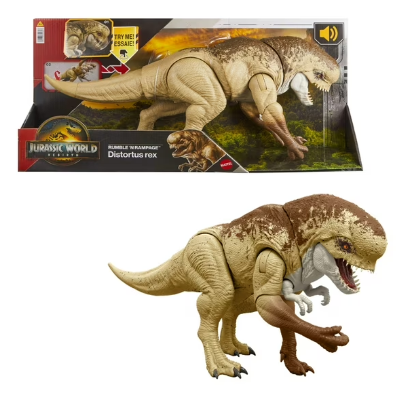Dinosaurio Rebirth Jurassic World Distortus Rex Con Sonidos