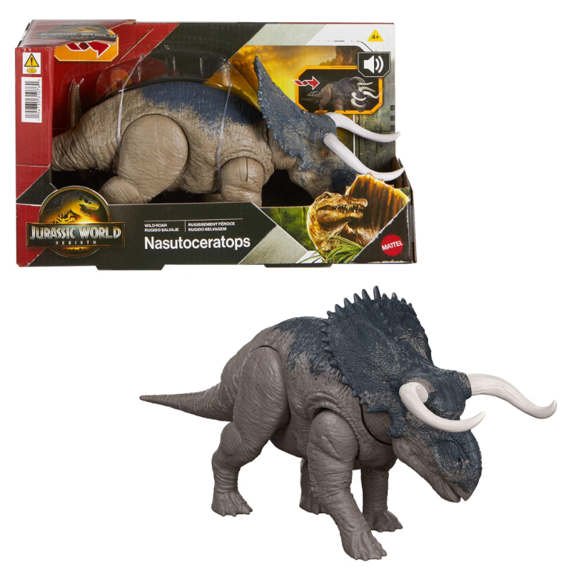 Dinosaurio Rebirth Jurassic World Nasutoceratops Con Sonidos