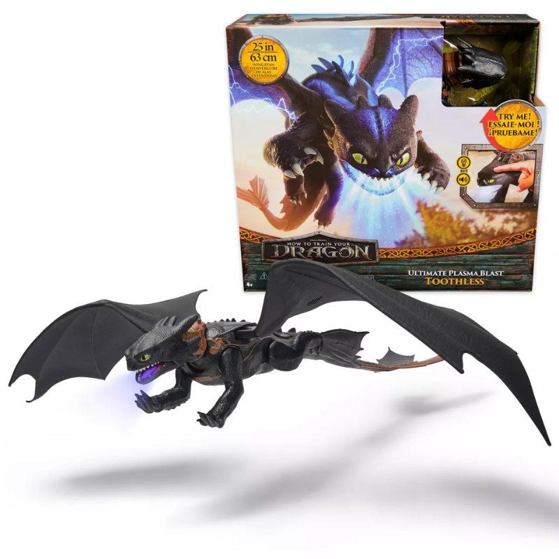 Figura Furia Nocturna Cómo Entrenar A Tu Dragón Luces Y Sonidos