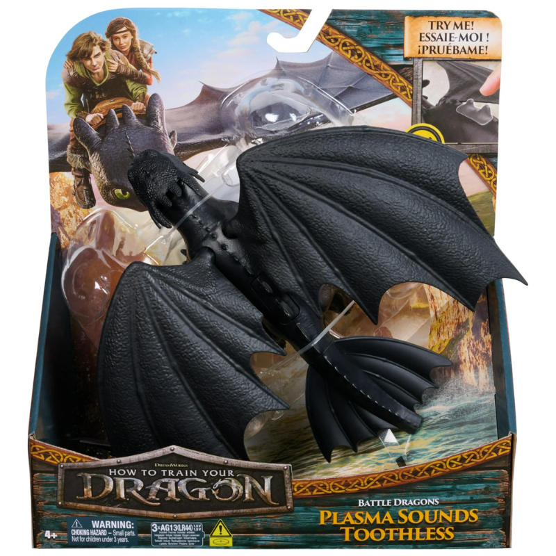 Figura Grande Cómo Entrenar A Tu Dragón Chimuelo Con Sonidos
