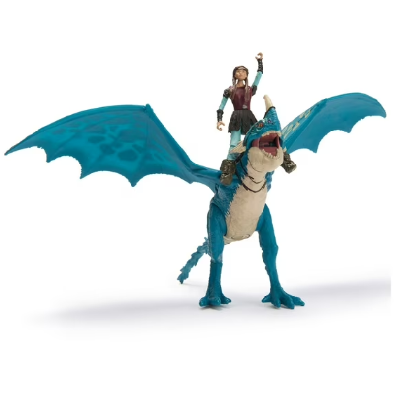 Figura Nadder Mortal Y Astrid Cómo Entrenar A Tu Dragón