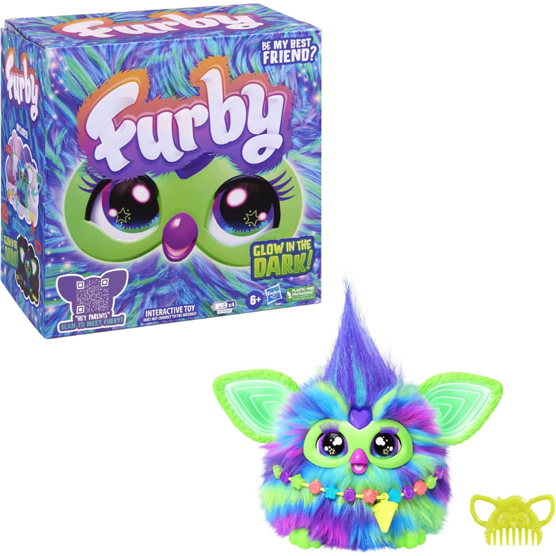 Furby Galaxy Peluche Interactivo Brilla En La Oscuridad