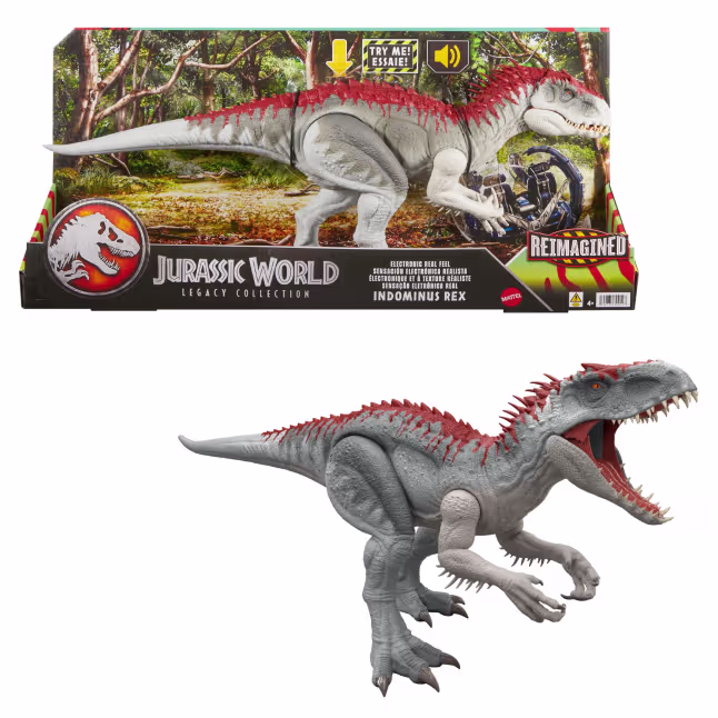 Jurassic World Dinosaurio Indominus Rex Con Sonidos Electronic