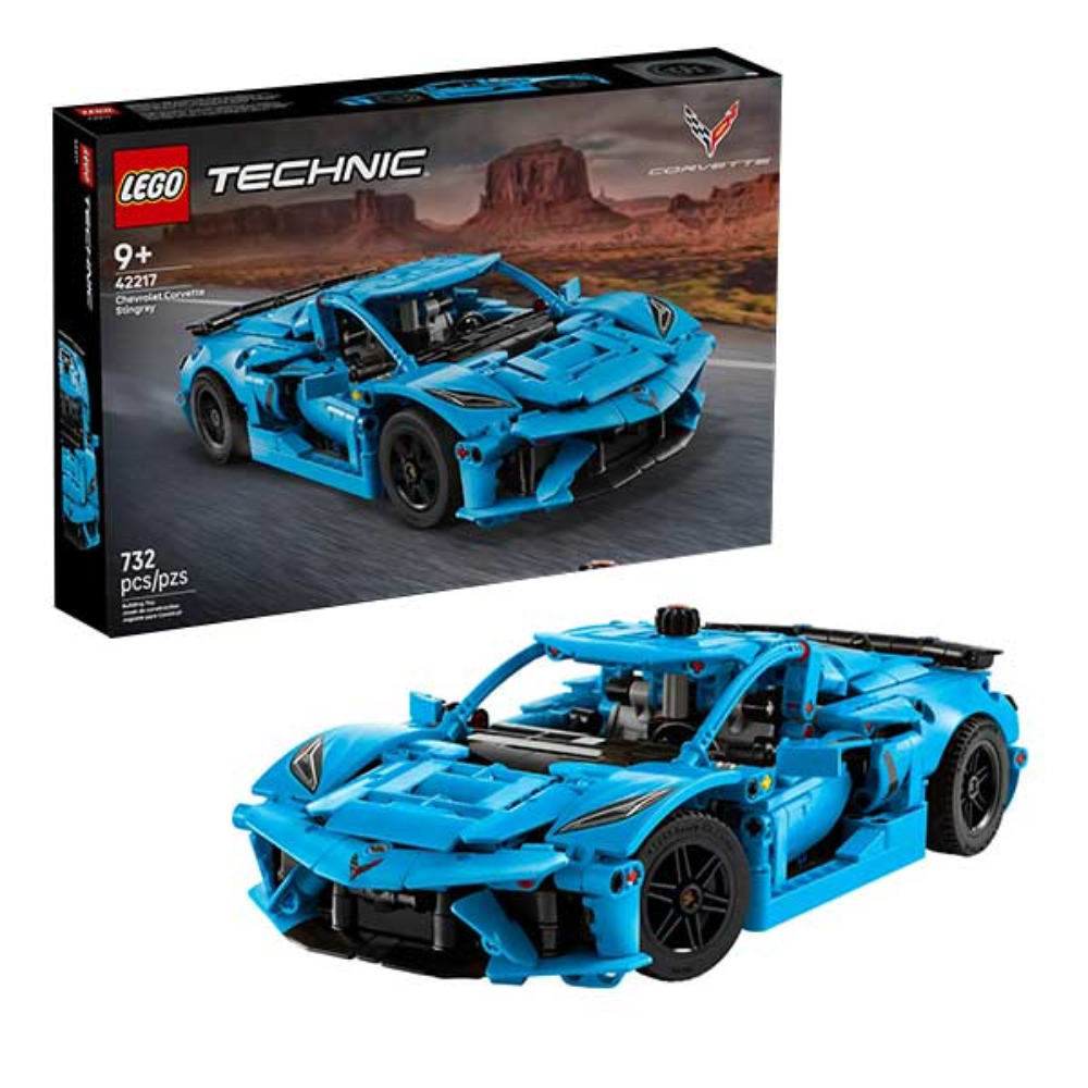 Lego Chevrolet Corvette Stingray Blue 42217
