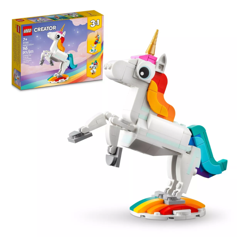 Lego Creator 3 en 1 Unicornio Magico 31140