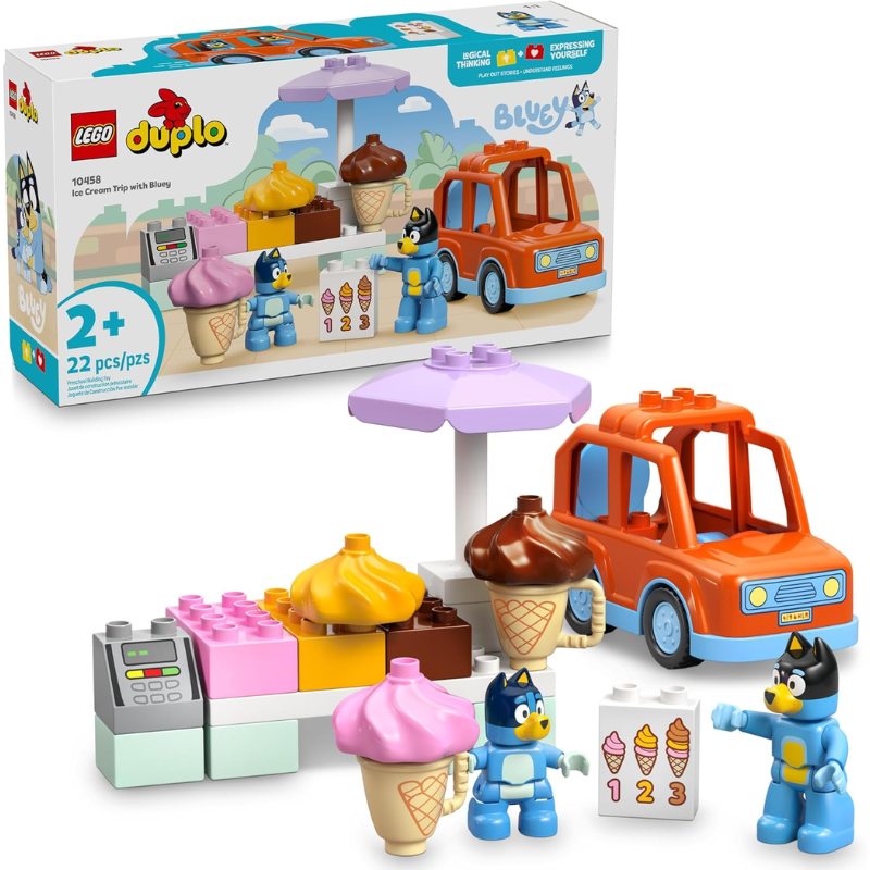 Lego Duplo Bluey Ice Cream 22 Piezas 10458