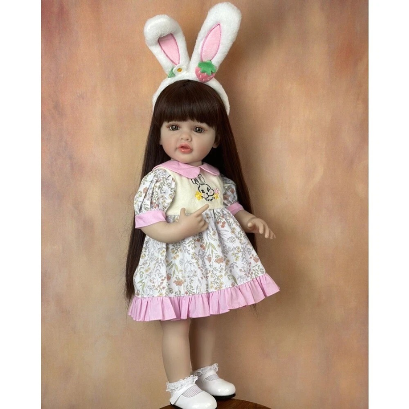 Muñeca Real Bebe Reborn Vestido Rosado Candy